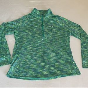 Under Armour Half Zip Pullover Green XL
